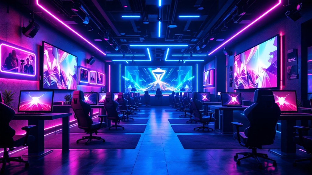 Sala del club de esports en Mar del Plata